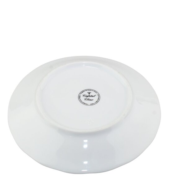 Crystal Clear English Rose Porcelain Cup & Saucer Made in Poland - Picture 12 of 17